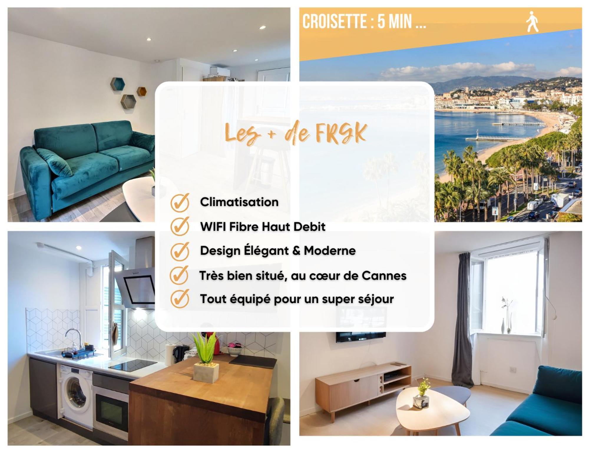 Frgk "Chic Centre-Ville" Cannes Eksteriør bilde